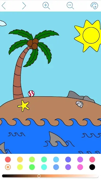 My Coloring Book  [МОД Бесконечные монеты] Screenshot 3