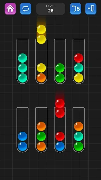 Ball Sort Puzzle - Color Game  [МОД Много монет] Screenshot 3