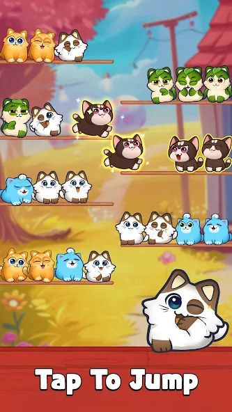 Cat Sort Puzzle: Cute Pet Game  [МОД Бесконечные деньги] Screenshot 2