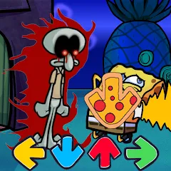 Скачать взломанную Trickward Undersea Beat Battle (Триковый Фанкин Мод против БФ)  [МОД Бесконечные монеты] - полная версия apk на Андроид