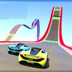 Скачать взлом Mega Ramp Car Offline Games  [МОД Меню] - полная версия apk на Андроид