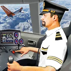 Скачать взломанную Plane Pilot Flight Simulator (Плейн Пилот Флайт Симулятор)  [МОД Unlocked] - стабильная версия apk на Андроид