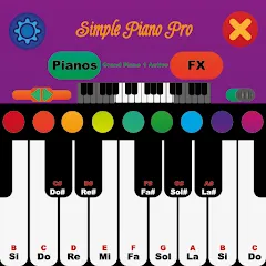 Взлом Simple Piano Pro (Симпл Пиано Про)  [МОД Unlimited Money] - последняя версия apk на Андроид