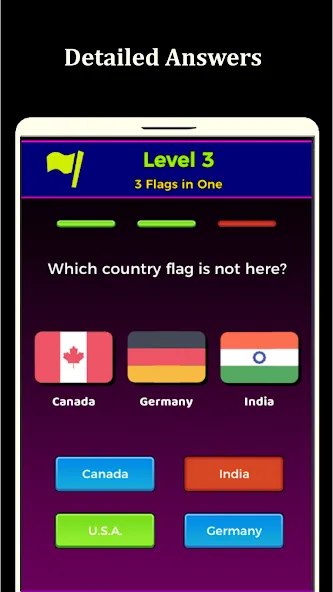 World Flags Quiz Game (Ворлд Флагс Квиз Гейм)  [МОД Unlimited Money] Screenshot 2