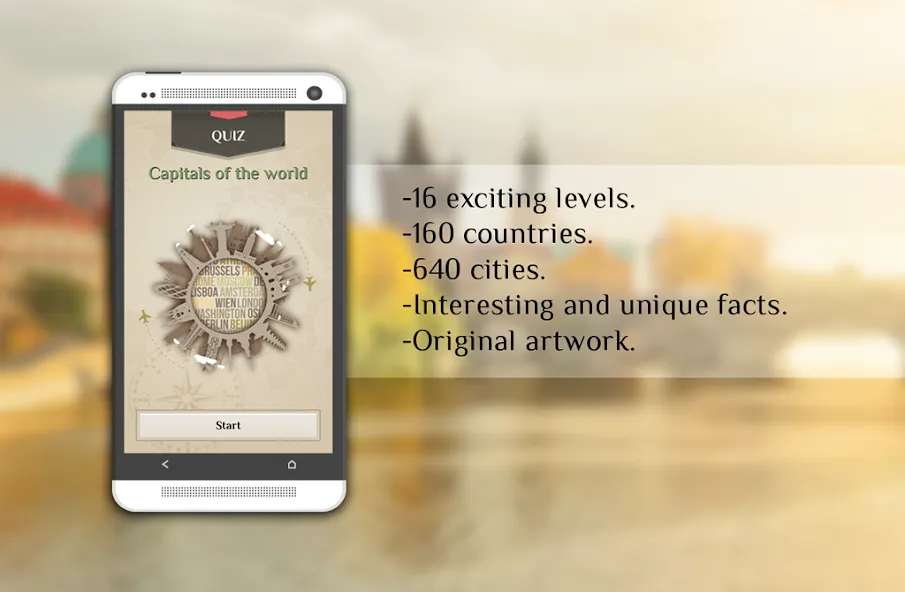 Quiz-Capitals of the world  [МОД Бесконечные деньги] Screenshot 1