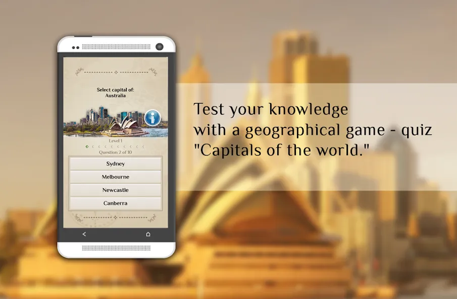 Quiz-Capitals of the world  [МОД Бесконечные деньги] Screenshot 2