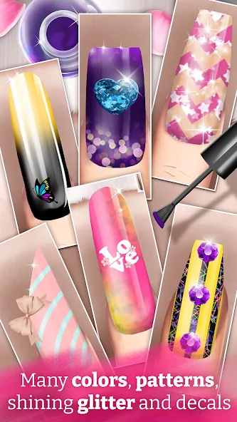 Nail Art Fashion Salon Game  [МОД Много денег] Screenshot 4