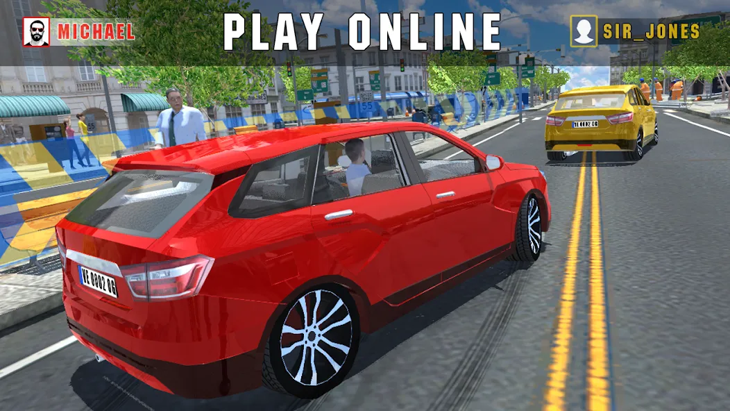 Russian Cars: VestaSW  [МОД Все открыто] Screenshot 3