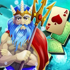 Взлом Solitaire Atlantis (олитэр Атлантис)  [МОД Бесконечные деньги] - полная версия apk на Андроид