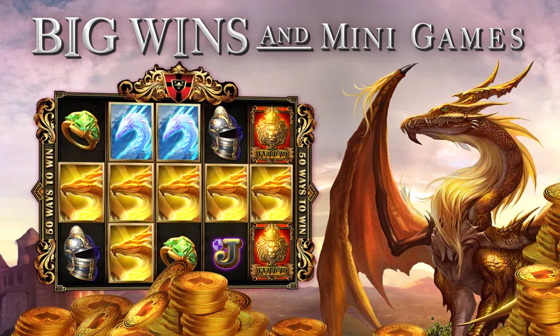 Slots Dragon Machine (Трон драконов слоты)  [МОД Меню] Screenshot 1