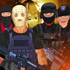 Скачать взлом Justice Rivals 3 Cops&Robbers  [МОД Mega Pack] - стабильная версия apk на Андроид