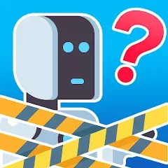 Взломанная No Robots Allowed - Crazy Quiz (Но роботы не допускаются)  [МОД Unlimited Money] - последняя версия apk на Андроид