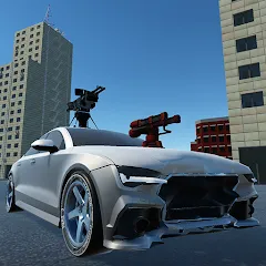 Скачать взломанную Car Crash Arena Simulator 3D  [МОД Menu] - полная версия apk на Андроид