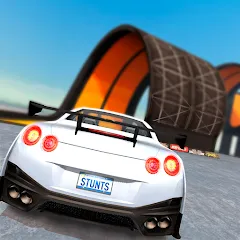 Взломанная Car Stunt Races: Mega Ramps (Кар Стант Рейсы)  [МОД Бесконечные монеты] - полная версия apk на Андроид
