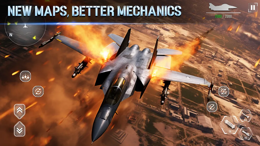 Aircraft Strike: Jet Fighter  [МОД Меню] Screenshot 4