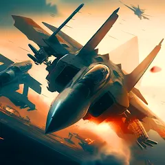 Взлом Aircraft Strike: Jet Fighter  [МОД Меню] - стабильная версия apk на Андроид