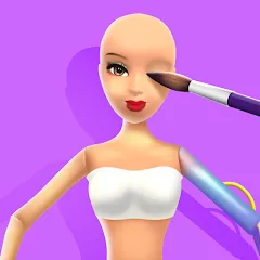Взлом Doll Makeover - DIY 3D Dolly  [МОД Много монет] - полная версия apk на Андроид