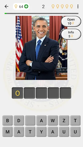 US Presidents and History Quiz  [МОД Unlimited Money] Screenshot 1