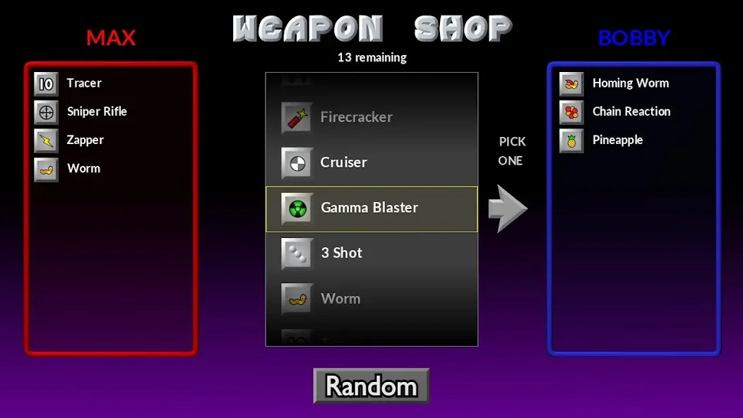 Pocket Tanks (Покет Танкс)  [МОД Бесконечные монеты] Screenshot 2