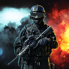 Взломанная Black Commando : War Game (Блэк Коммандо)  [МОД Unlimited Money] - последняя версия apk на Андроид