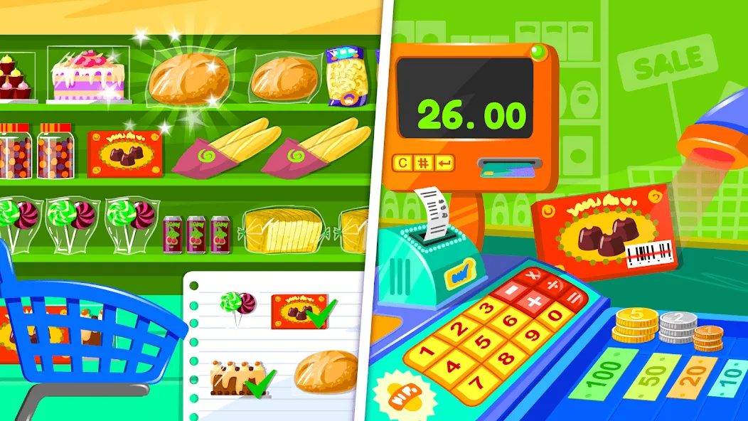 Supermarket Game 2  [МОД Много монет] Screenshot 2
