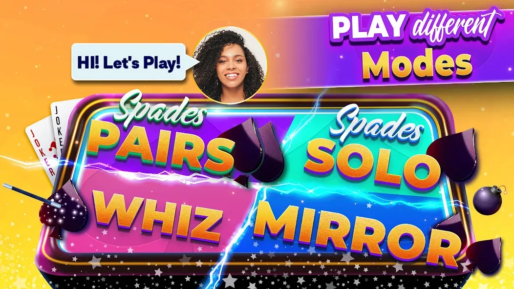 VIP Spades - Online Card Game (ВИП Спейдс)  [МОД Меню] Screenshot 1
