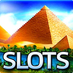 Скачать взломанную Slots - Pharaoh's Fire (Слоты)  [МОД Много монет] - стабильная версия apk на Андроид