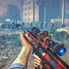 Взломанная Zombie Games 3d 2024 : fps War  [МОД Unlocked] - стабильная версия apk на Андроид