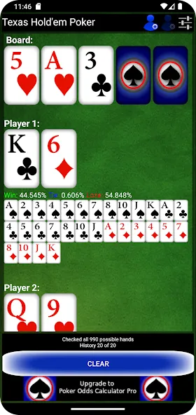 Poker Odds Calculator (Покер Оддс Калькулятор)  [МОД Unlimited Money] Screenshot 3