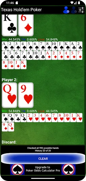 Poker Odds Calculator (Покер Оддс Калькулятор)  [МОД Unlimited Money] Screenshot 4