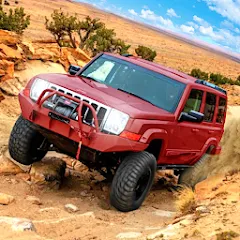 Скачать взломанную Off Road Jeep Drive Simulator  [МОД Menu] - стабильная версия apk на Андроид
