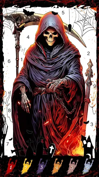 Death Park Coloring Games (Дэт Парк игры раскраски)  [МОД Unlocked] Screenshot 3