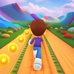Скачать взломанную Subway Craft: Fun Runner (Фан Раннер)  [МОД Бесконечные монеты] - последняя версия apk на Андроид