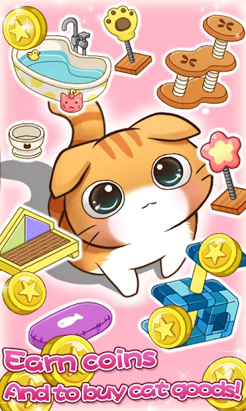 Cat Room - Cute Cat Games (Кэт Рум)  [МОД Все открыто] Screenshot 5