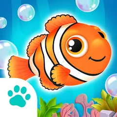 Взлом Baby Aquarium - Fish game  [МОД Много монет] - последняя версия apk на Андроид