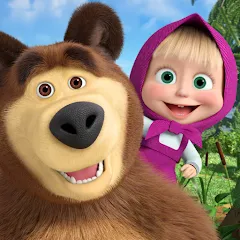 Скачать взлом Masha and the Bear Educational  [МОД Все открыто] - стабильная версия apk на Андроид