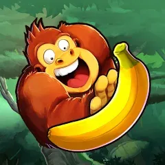 Скачать взломанную Banana Kong (Банана Конг)  [МОД Menu] - полная версия apk на Андроид