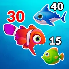 Взломанная Big Eat Fish Games Shark Games  [МОД Unlimited Money] - полная версия apk на Андроид