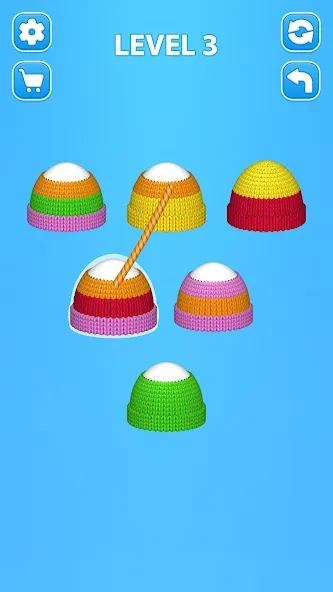 Cozy Knitting: Sorting games (Кози Ниттинг)  [МОД Mega Pack] Screenshot 1