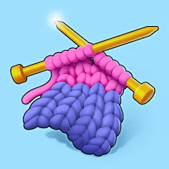 Скачать взломанную Cozy Knitting: Sorting games (Кози Ниттинг)  [МОД Mega Pack] - стабильная версия apk на Андроид