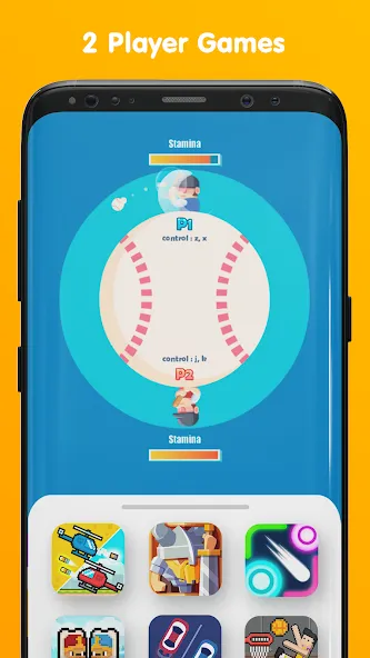 Mini Arcade - Two player games  [МОД Unlocked] Screenshot 1