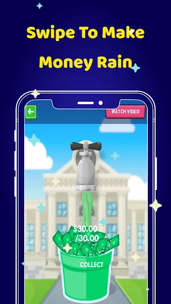 Money Clicker Game -Money Rain  [МОД Бесконечные деньги] Screenshot 4