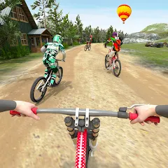 Взломанная BMX Rider: Cycle Race Game  [МОД Много денег] - стабильная версия apk на Андроид