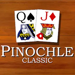 Скачать взломанную Pinochle Classic (Пиночл Классик)  [МОД Много денег] - полная версия apk на Андроид