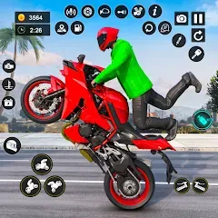 Скачать взломанную Bike Racing Games - Bike Game (Байк Рейсинг Геймс)  [МОД Много монет] - стабильная версия apk на Андроид