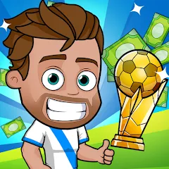 Скачать взлом Idle Soccer Story - Tycoon RPG (Айдл Соккер Стори)  [МОД Mega Pack] - полная версия apk на Андроид