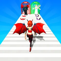 Взломанная Heaven Life Rush! Paradise Run  [МОД Unlocked] - стабильная версия apk на Андроид