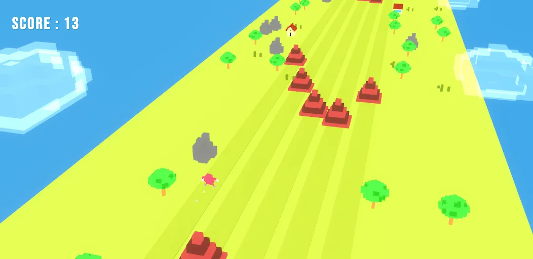 Sanic Run 3D (Саник Ран 3Д)  [МОД Unlocked] Screenshot 4