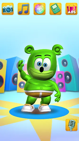 Talking Gummy Bear Kids Games  [МОД Бесконечные монеты] Screenshot 1