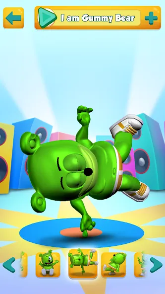 Talking Gummy Bear Kids Games  [МОД Бесконечные монеты] Screenshot 5